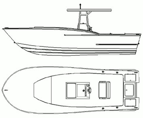 Carolina Sportfish 25. [CS25] An offshore boat based on the Carolina