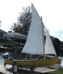 Challenger 13 with sails