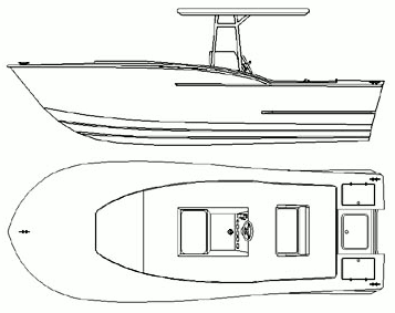  the gunwales the plans include center console and standard t top plans