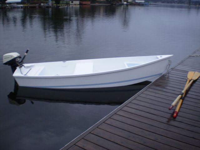 Flat Skiff 12. [FL12] General purpose skiff, very easy to build. Oars ...