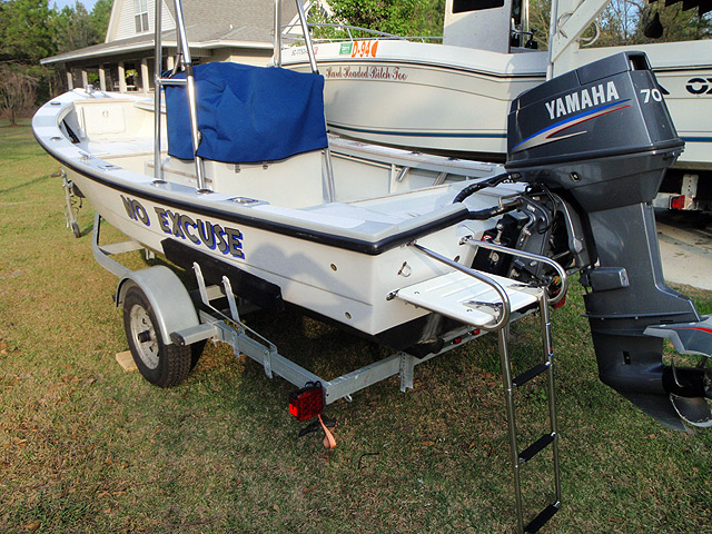 Outboard Dory 18. [OD18] Fast planing boat