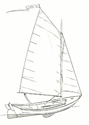 sailing dory 18. daysailer