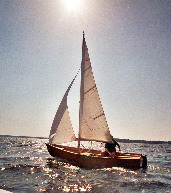 Argie 15. Plywood Sailing Dinghy