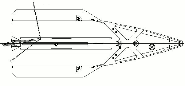 Paper Jet. Plywood stitch &amp; glue sailing skiff