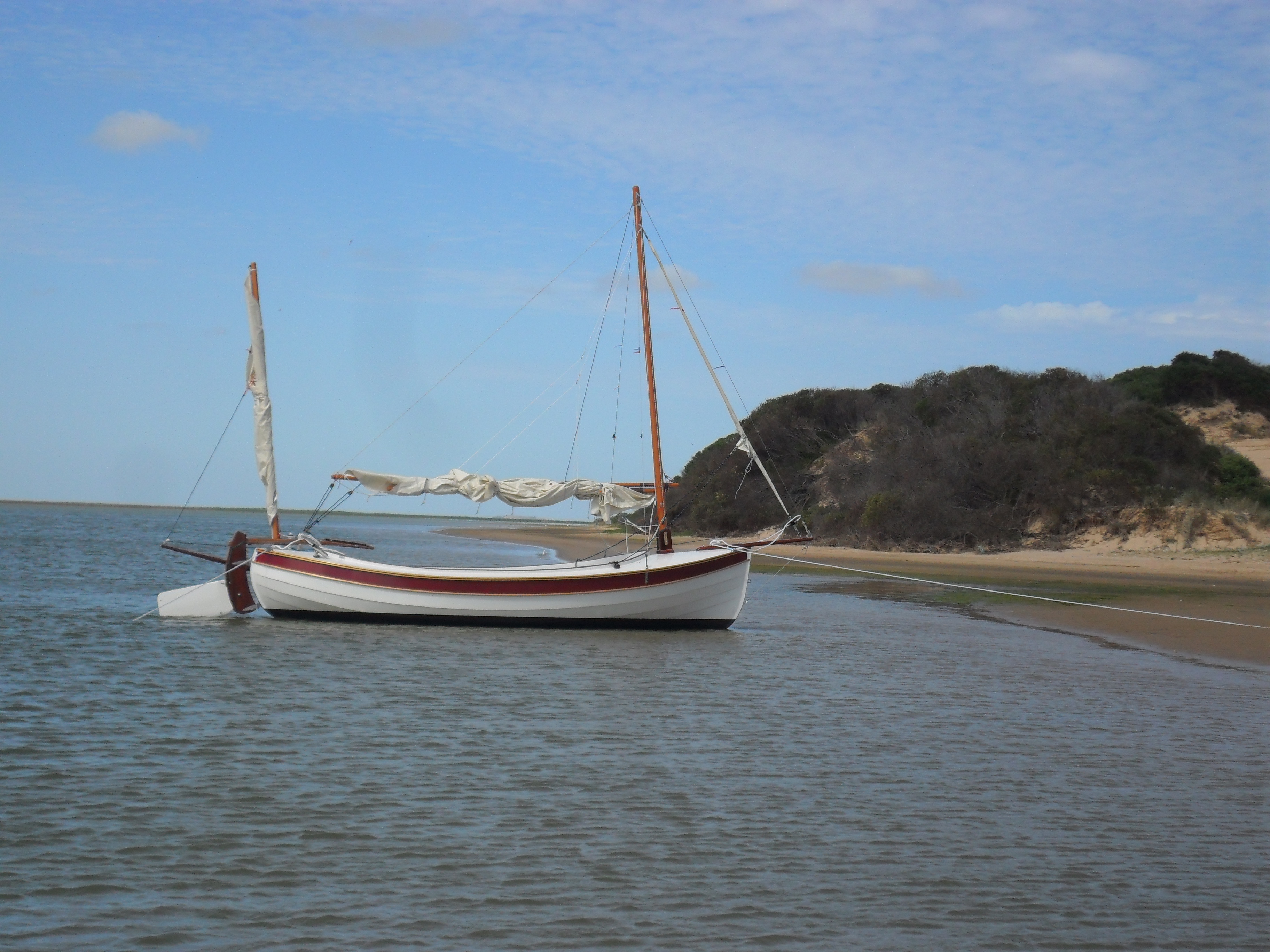 6 M Whaler. A clinker built double ender in the ...