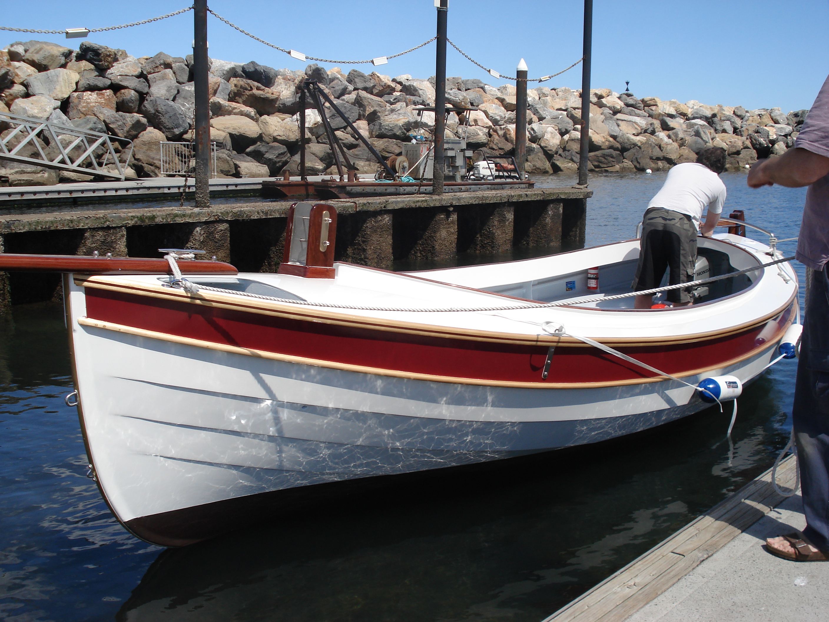 6 M Whaler. A clinker built double ender in the ...