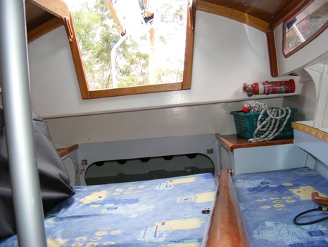 Interior looking aft