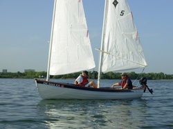 Lapwing 16 sailing