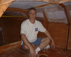 Sitting inside the cabin of AD16