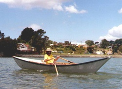 Light Dory rowing