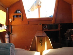 Cabin aft view
