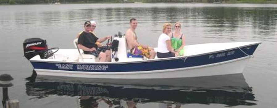Five people aboard