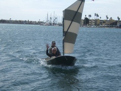 PK78 sailing with two people