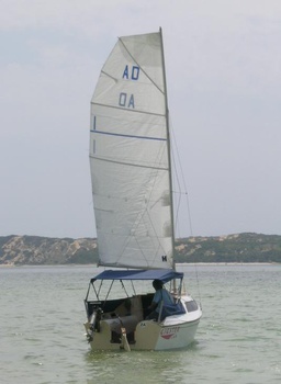 Adelie 16 sailing