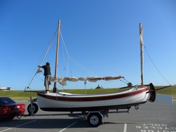 6M Whaler on the trailer